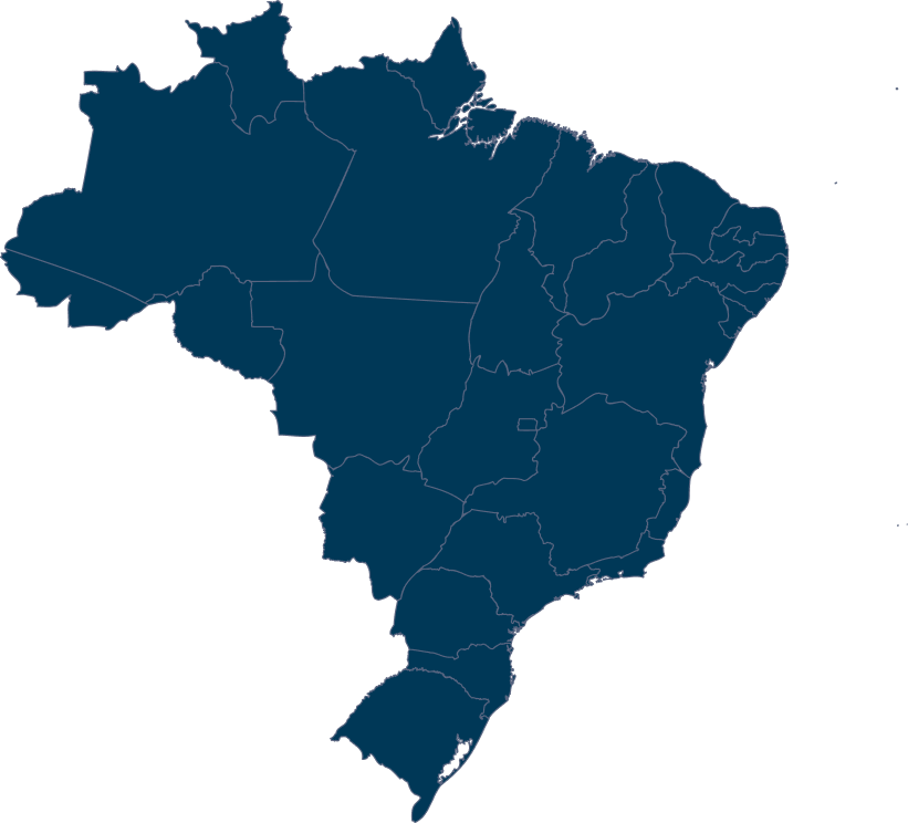 Mapa de atuação